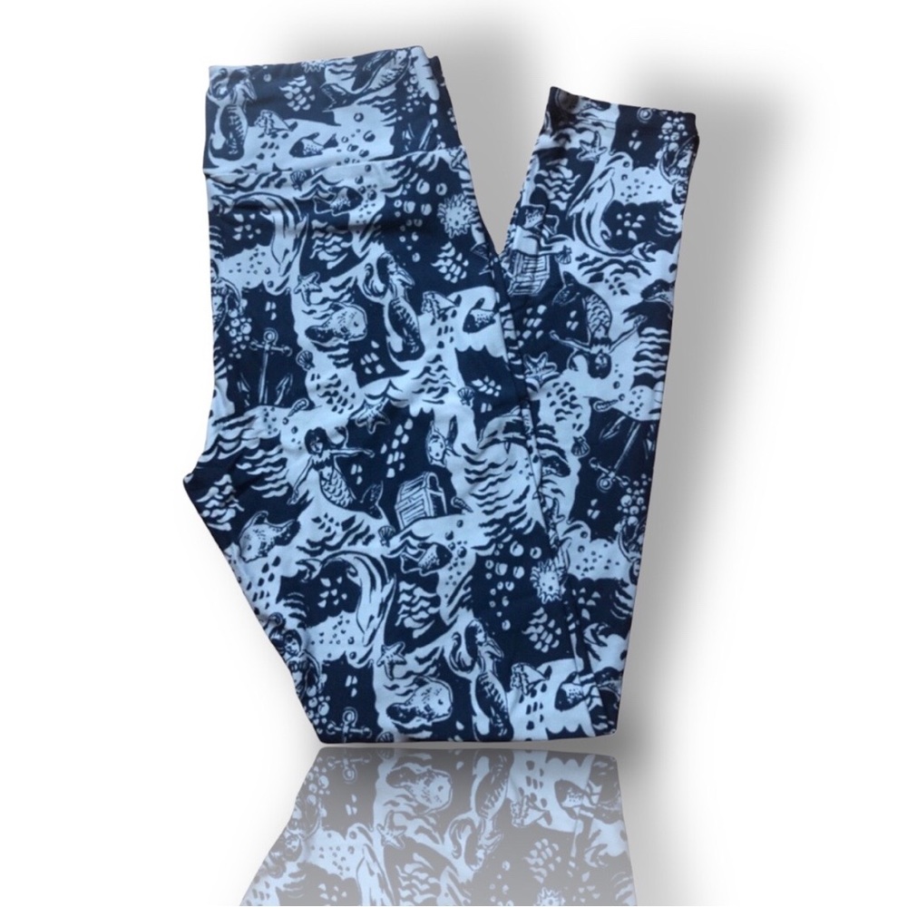 Mermaid LuLaRoe Leggings Rare Hard to Find Unicorn Size OS (2-10) New